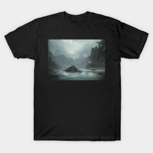 landscape nature wallpaper aestetic dreamland T-Shirt